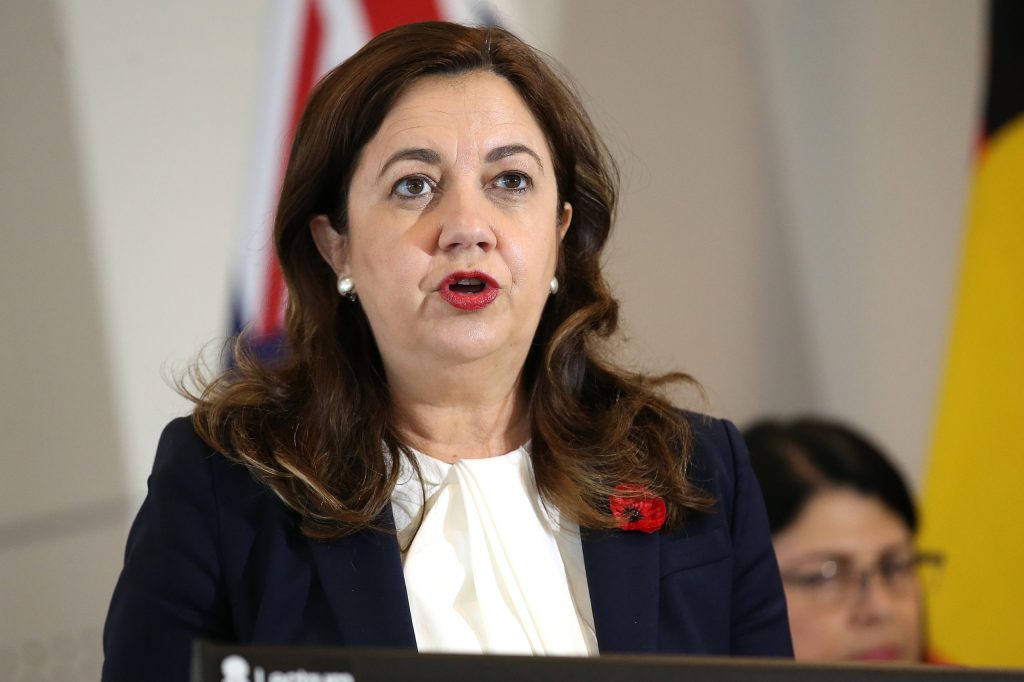 Queensland Premier Annastacia Palaszczuk. (AAP Image/Jono Searle)