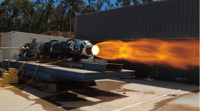 Thumbnail for Gilmour ramps up the force as Aussie rocket launch looms this year