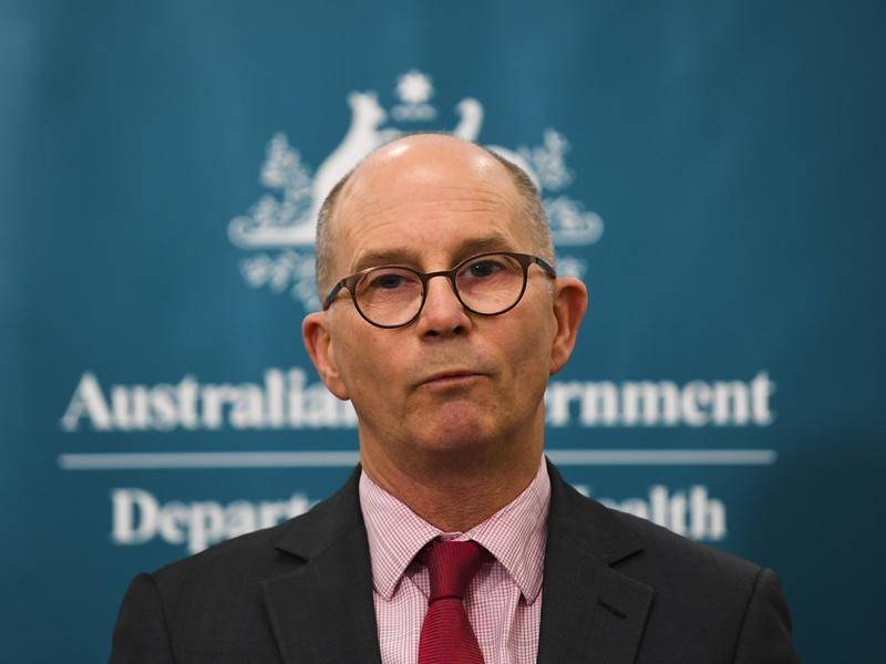 Australia's Chief Health Officer Paul Kelly. Photo AAP.