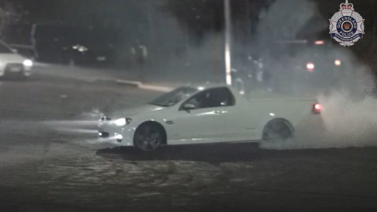 A crackdown on hoons has netted 59 vehicles. (QPS supplied image).