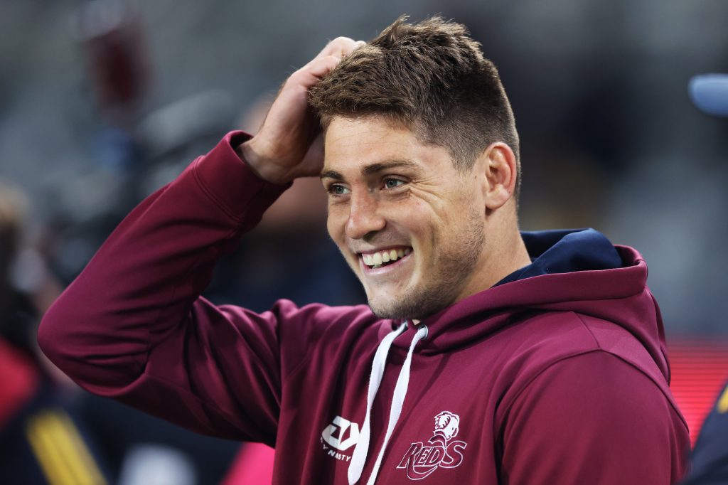 James O'Connor heads into the final phase of his checkered rugby career with a smile firmly on his face. (AAP Image/Derek Morrison) 