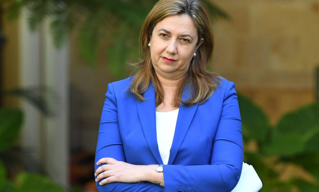 Queensland Premier Annastacia Palaszczuk badly needs to take control of some looming landmines. (AAP Image/Darren England) 