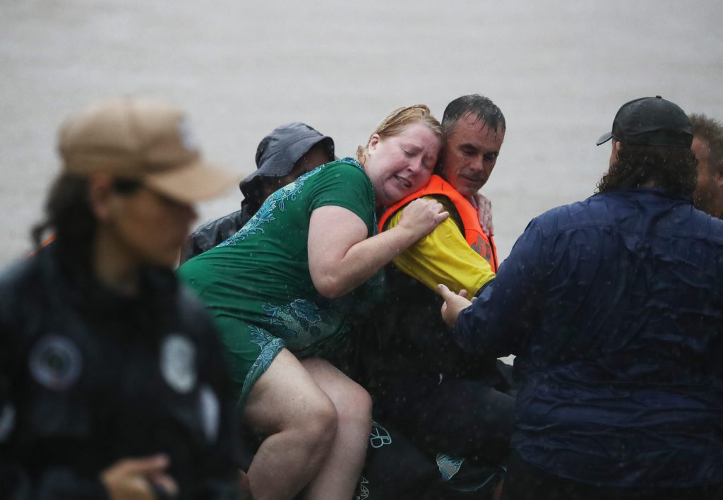 Thumbnail for Deluge sweeps south to Gold Coast as flash flooding sparks more rescues