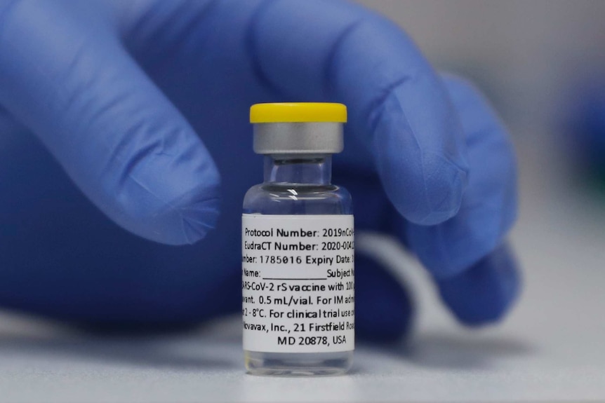 
The Novavax vaccine arrives in Australia amid high hopes for its efficacy. (Photo: ABC)