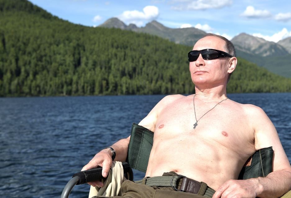 Putin's cultivation of an athletic, strong image is in line with what Russian voters think a leader should be like. [Photo: Supplied Russian Presidency]