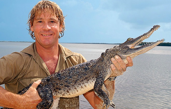 Crocodile Hunter Steve Irwin can take some of the credit for putting slang words back into the Aussie venacular. (Photo: Australia Zoo)