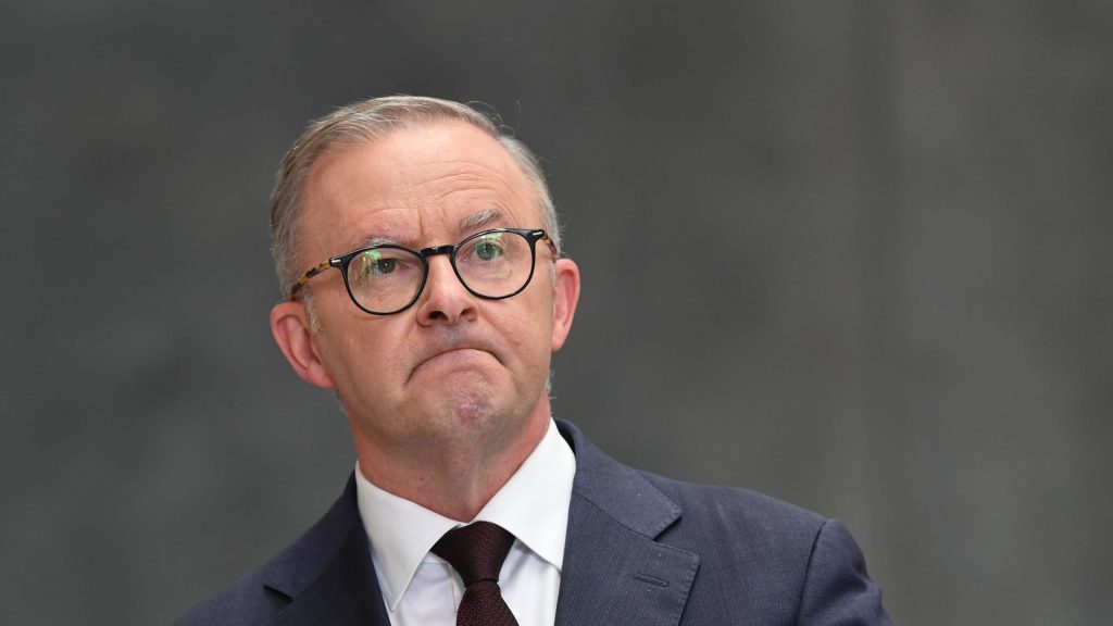Prime Minister Anthony Albanese. (AAP Image/Darren England) 