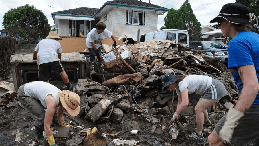 Half of the nation, and 16 million people, have been affected by natural disasters this year. (Image: AAP).