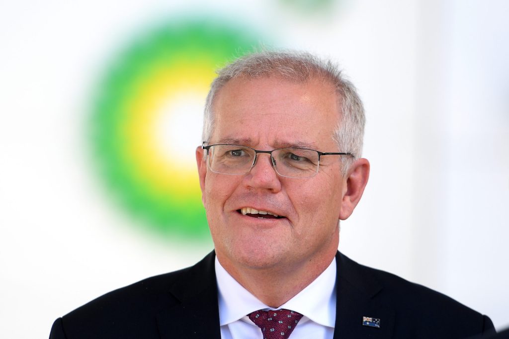 Former prime minister Scott Morrison. (AAP Image/Dan Himbrechts)