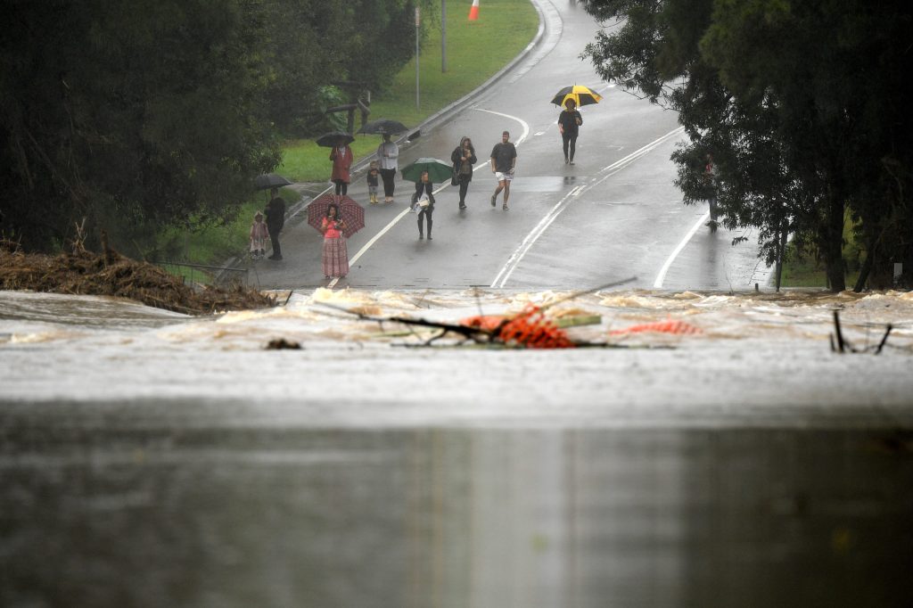Torrential rains in Queensland's west have claimed the life of a man near Longreach. (AAP Image/Dan Himbrechts)