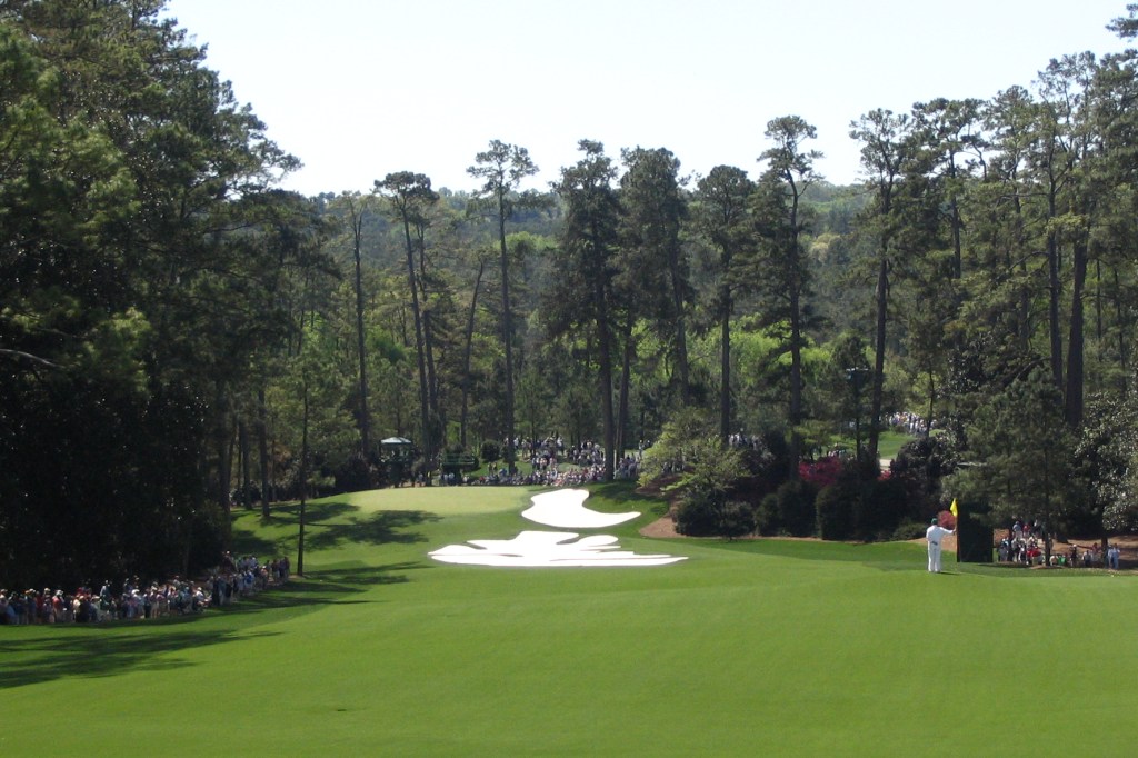 The 10th hole at Augusta National.