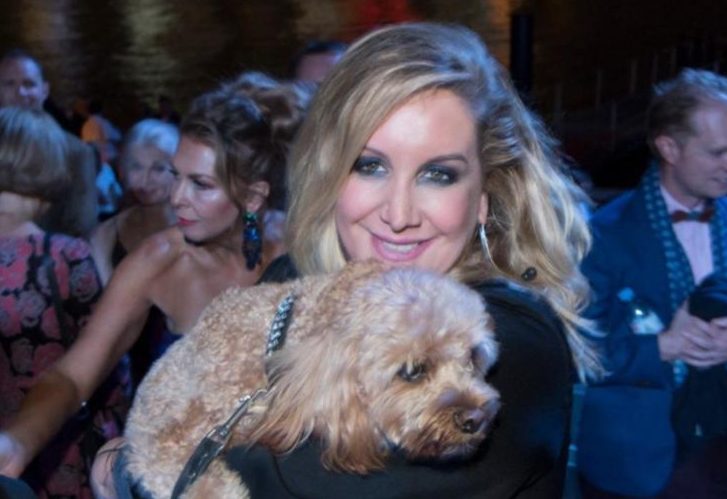 Barrister Gina Edwards with celebrity pooch Oscar. (Facebook image)