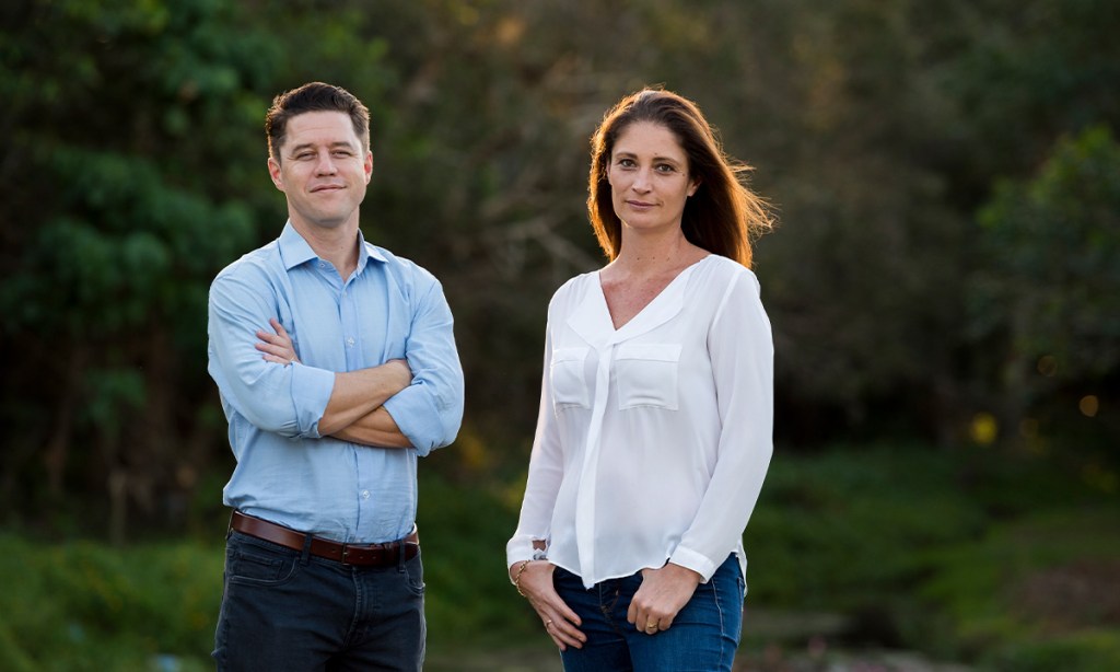 CEO and COO of BenchOn, Tim and Katie Walmsley.