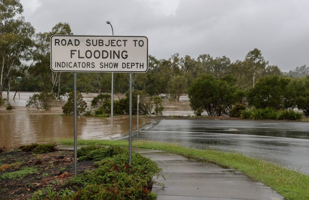 A Ballandean man remains missing after last week's floods and heavy rain in Queensland. (AAP Image/Russell Freeman) 