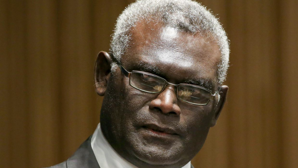 Prime Minister of Solomon Islands Manasseh Sogavare  (AP)