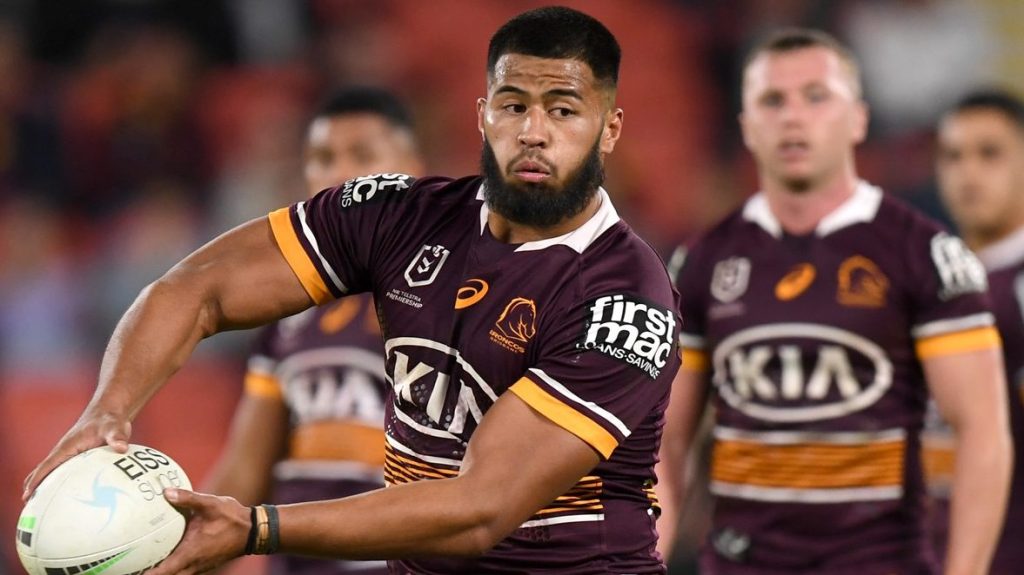 Brisbane Broncos' incredible hulk, Payne Haas, made a miraculous recovery during NRL's Magic Round..(Photo: NRL)