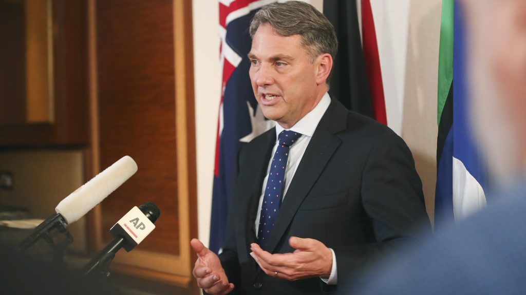 Deputy Prime Minister and Defense Minister, Richard Marles. (AP Photo/Danial Hakim)