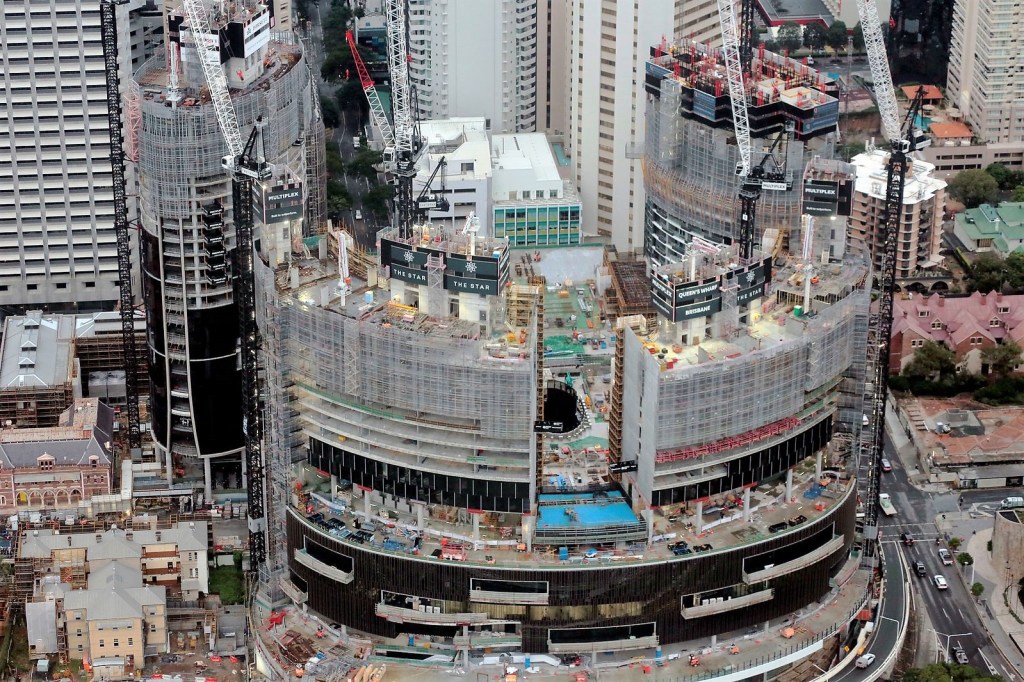 The Queen's Wharf construction is expected to be completed next year (Image: Multiplex)
