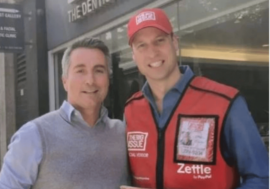 Thumbnail for ‘Pauper prince’: William spotted selling Big Issue outside the palace gates
