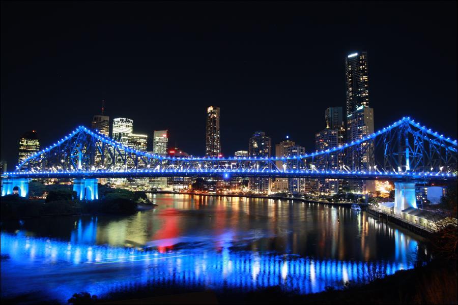Thumbnail for If the Story Bridge turns blue, it probably has nothing to do with the weather