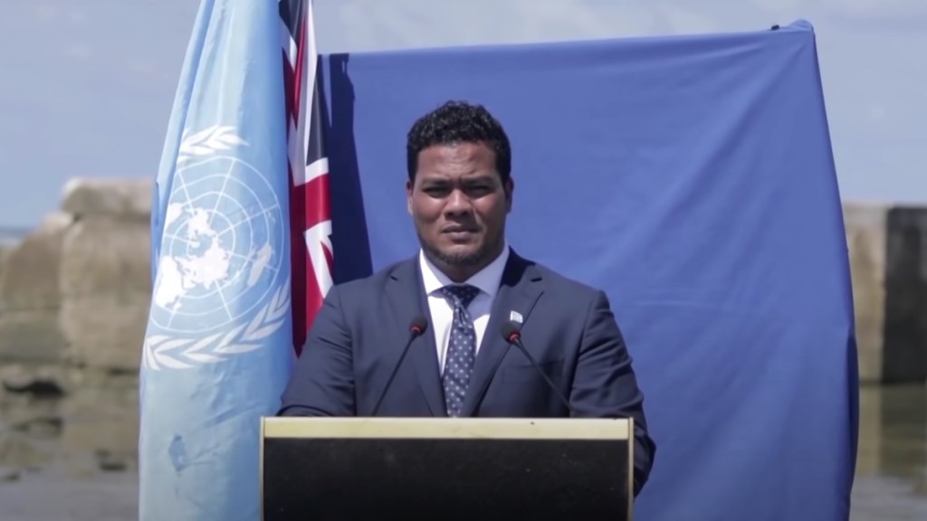 Thumbnail for Tuvalu’s foreign minister dumps Pacific forum, heads for Brisbane instead