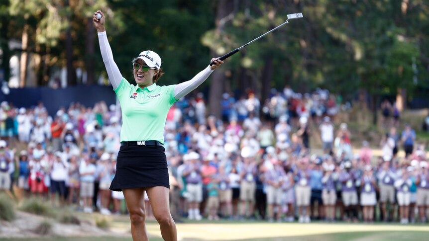 Thumbnail for Aussie golf ace Minjee Lee claims US Open, pockets $2.5m