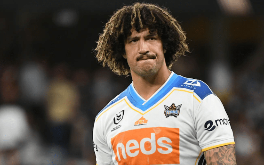 Ex-Titans captain Kevin Proctor was sacked after vaping at half-time in the team's dressing room last weekend. (ABC photo).