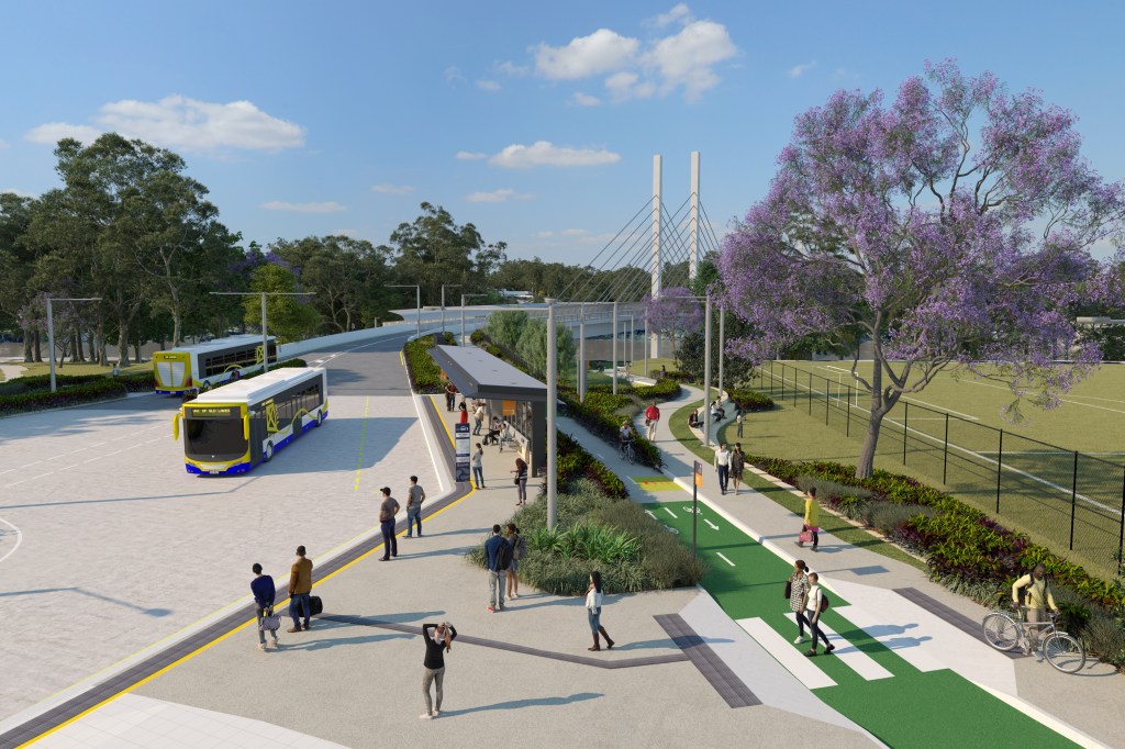 Thumbnail for Brisbane Metro transit project rolls into suburbs with new UQ station