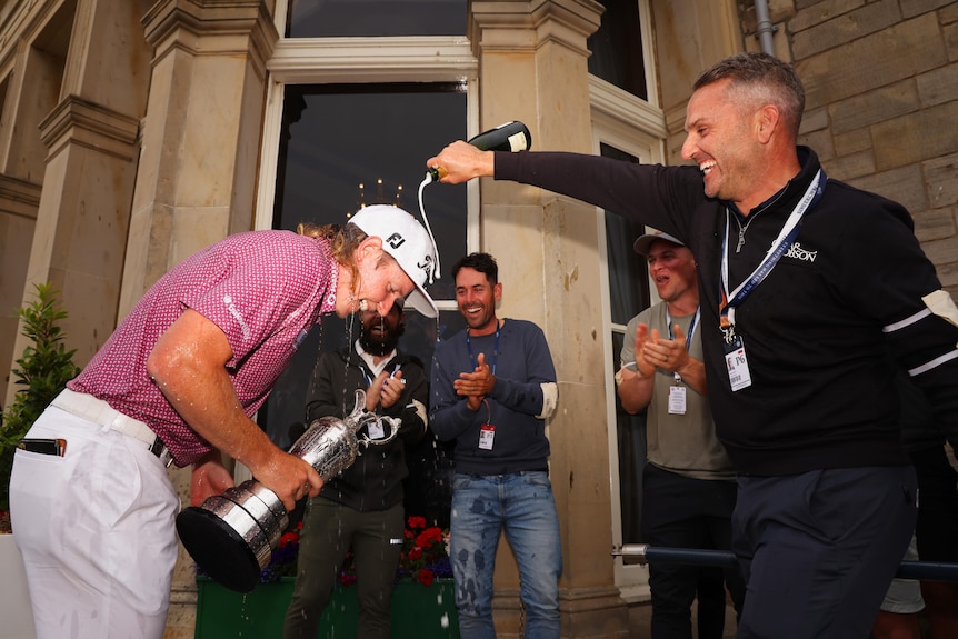Thumbnail for How many beers can you fit in a claret jug? The boys from Wantima are about to find out