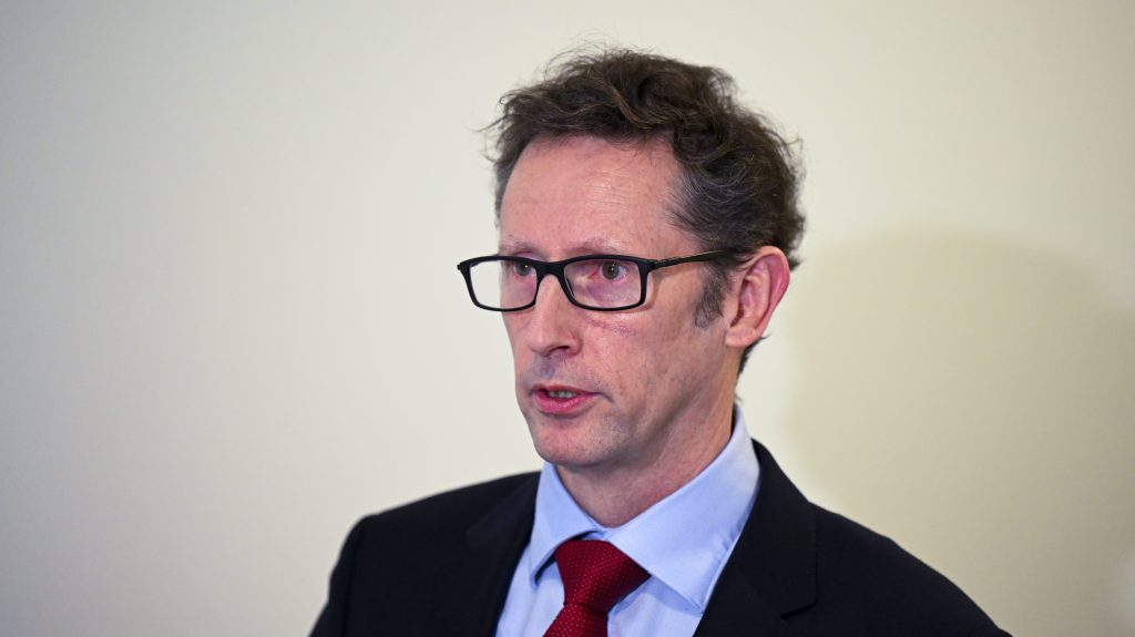 Assistant Treasurer Stephen Jones. (AAP Image/Lukas Coch) 