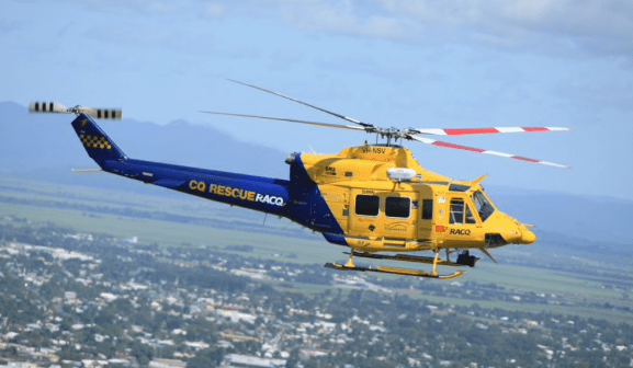 An RACQ CQ Rescue helicopter. (File image)