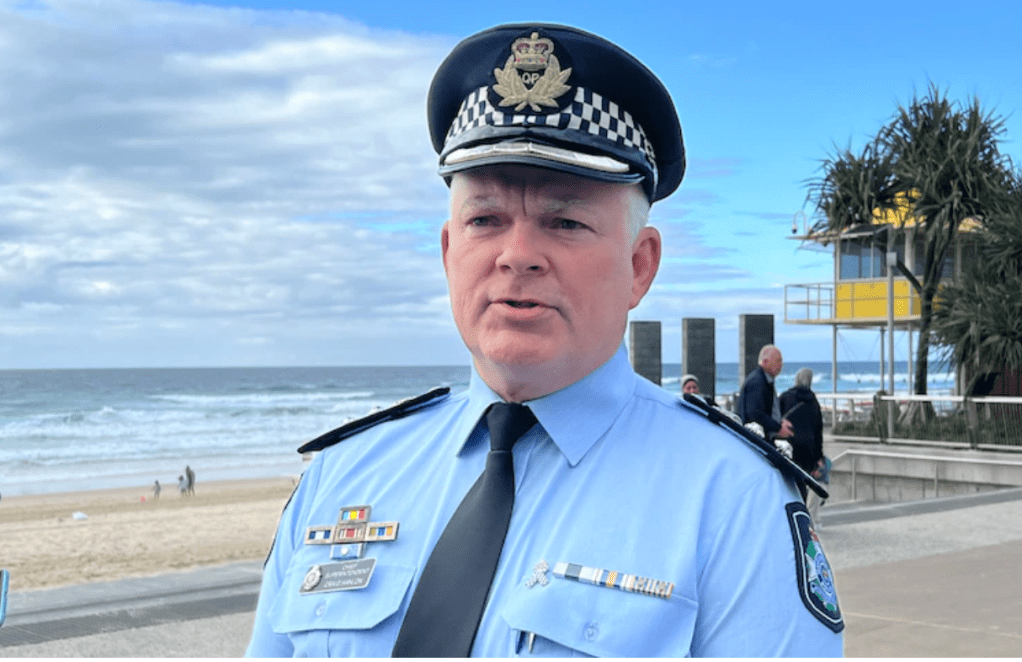 Chief Superintendent Craig Hanlon says youth crime is a "complex issue".(ABC News: Alexandria Uttin)