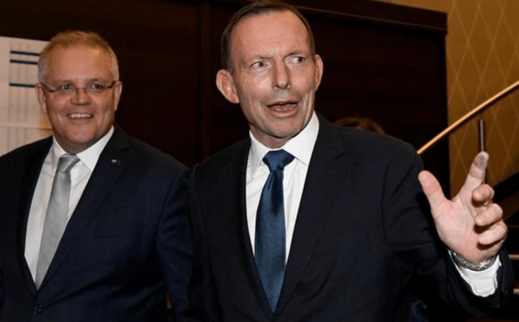Thumbnail for You’re on your own mate: Abbott washes hands of ScoMo in wake of legal advice