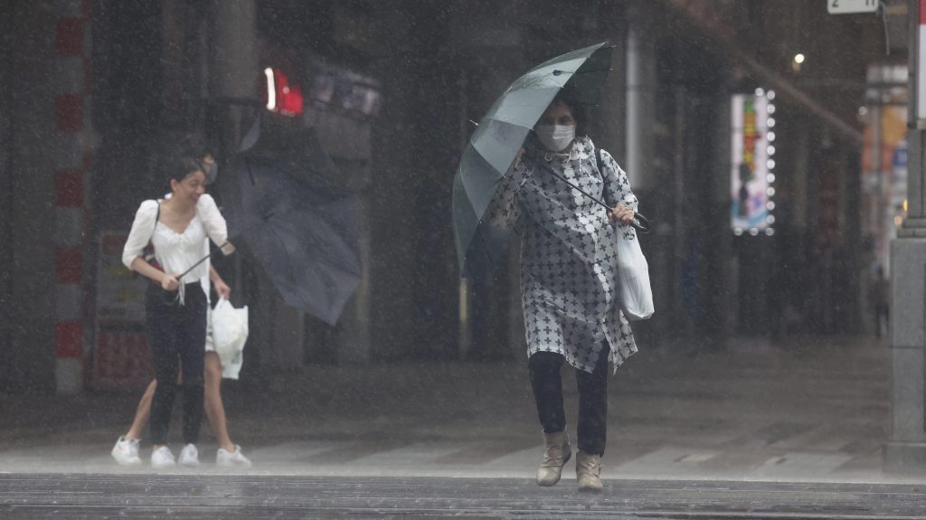 Thumbnail for Japan on high alert as powerful typhoon bears down on coast