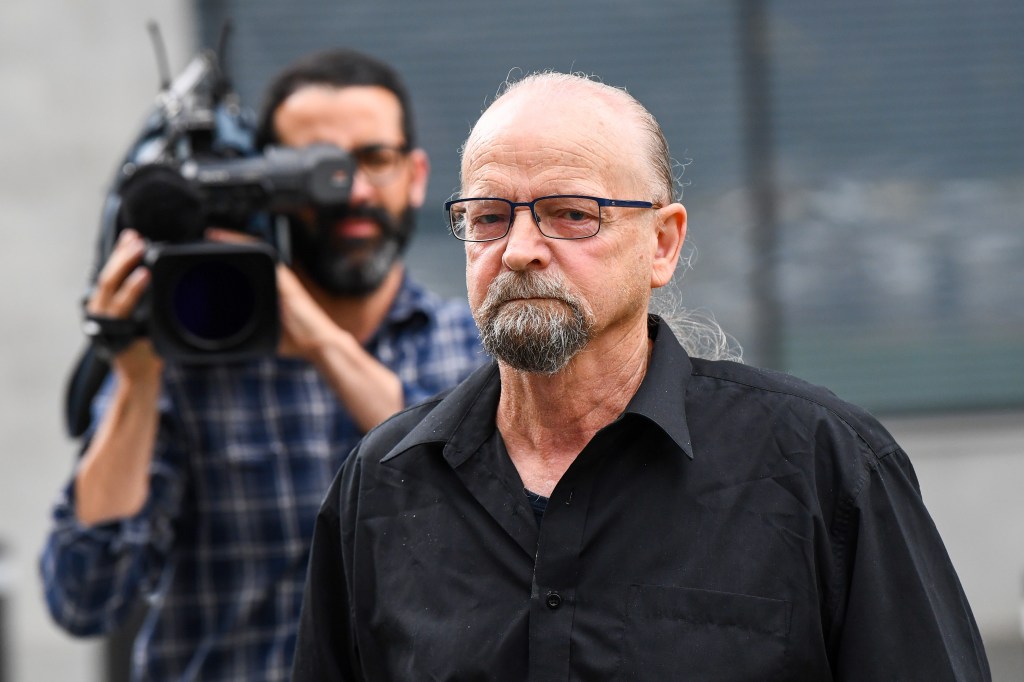 Peter Koenig departs the Brisbane Supreme Court in Brisbane. (AAP Image/Jono Searle) 