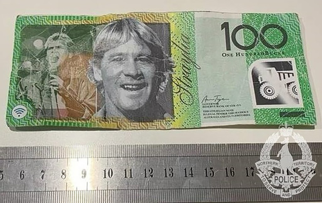 Thumbnail for Crikey! Crocodile Hunter, Home and Away stars turn up on fake cash