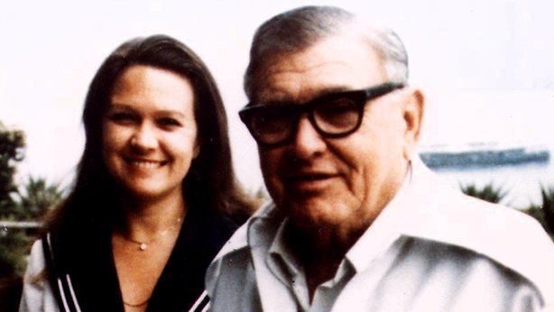 Gina Rinehart and her father Lang Hancock, whose billions are being contested in court.