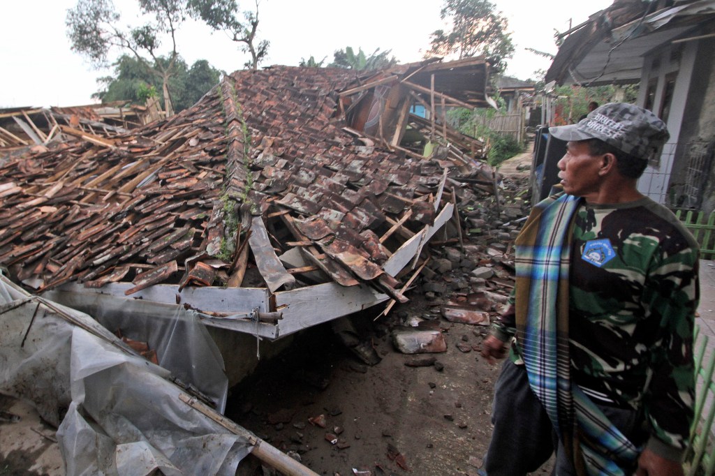Thumbnail for ‘Everything flattened’: At least 162 dead in West Java earthquake