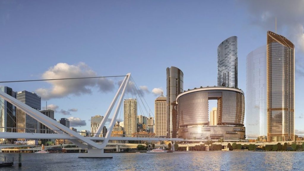 An artist's impression of the completed Queen's Wharf project. (Supplied image)