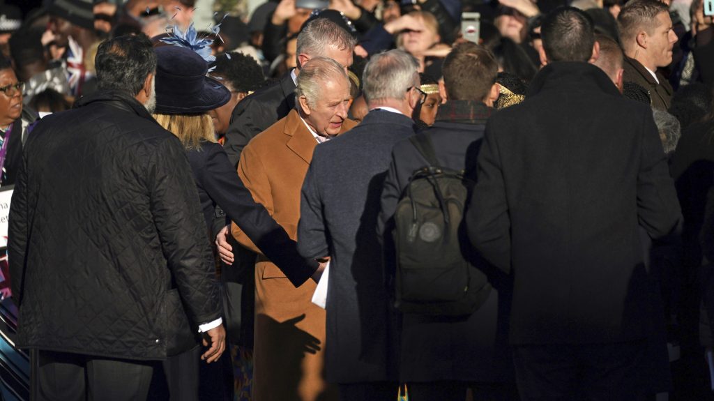 Thumbnail for No yolk: Man arrested as egg thrown near King