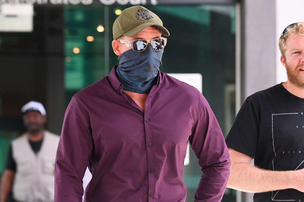 Tiaan Burger, of Gladstone, has been charged with the murder of his four-month-old son. (AAP Image/Jono Searle)