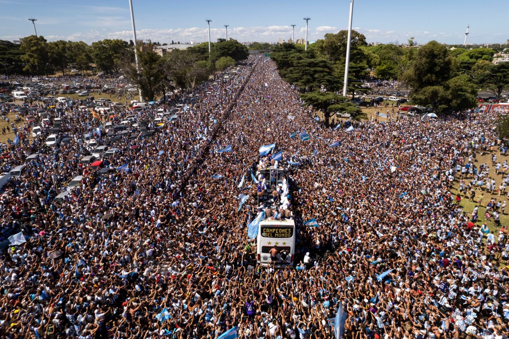 Thumbnail for Airlift the only way out as millions turn up to cheer Messi’s magnificent men