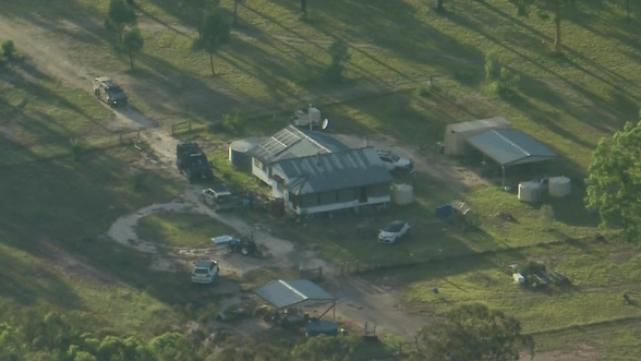 The remote, off-the-grid house which became the scene of a slaughter this week when four police officers, and an innocent local resident, were ambushed and gunned down. (ABC image).