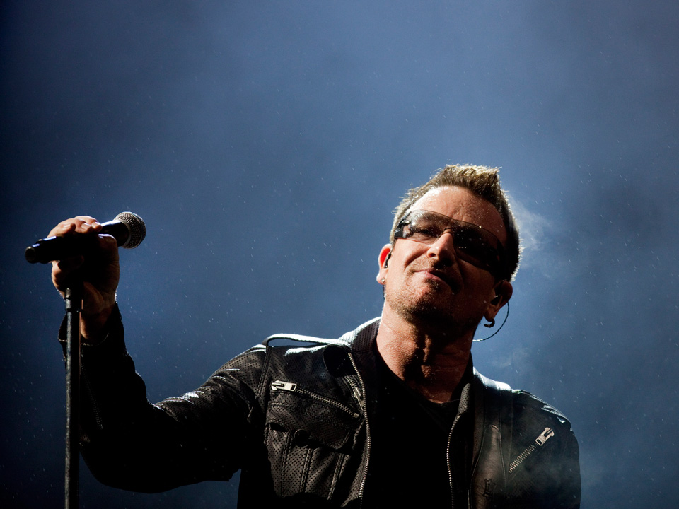 Singer Bono of U2 has his own thoughts about our changing society . (file image)