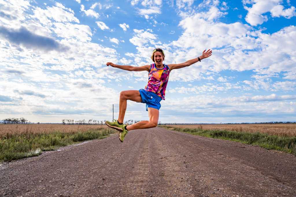 Murray-Bartlett plans to submit her final distance to Guinness World Records on Tuesday to be officiated as the world record holder with 150 marathons in a row. (Image: Supplied)