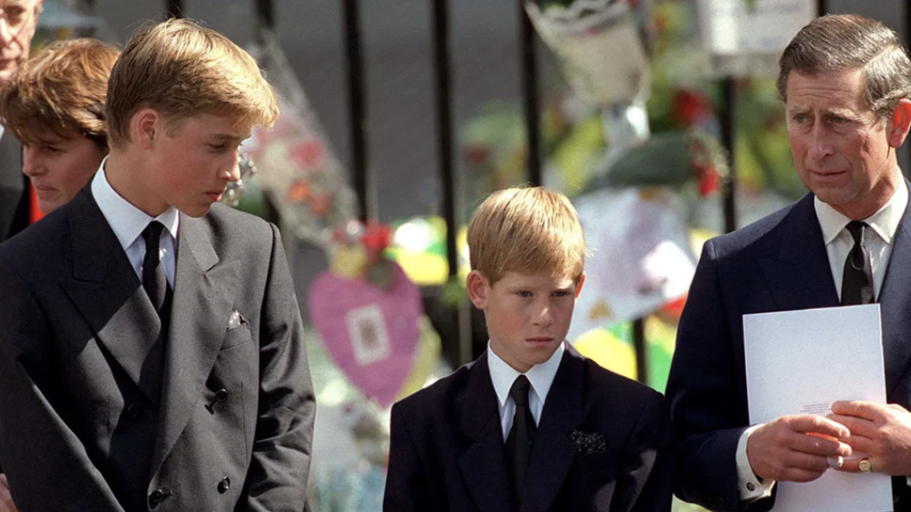 Thumbnail for He shook hands wet with tears, but Harry says he only cried once for Diana