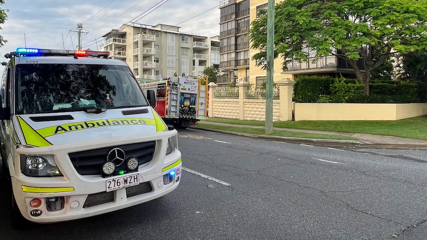 Thumbnail for Man dead, three in hospital as dawn fire rips through Clayfield unit block