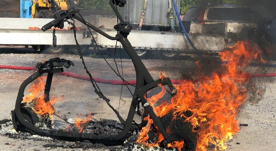 Thumbnail for One burns every day: Researchers say scooters pose major fire risk