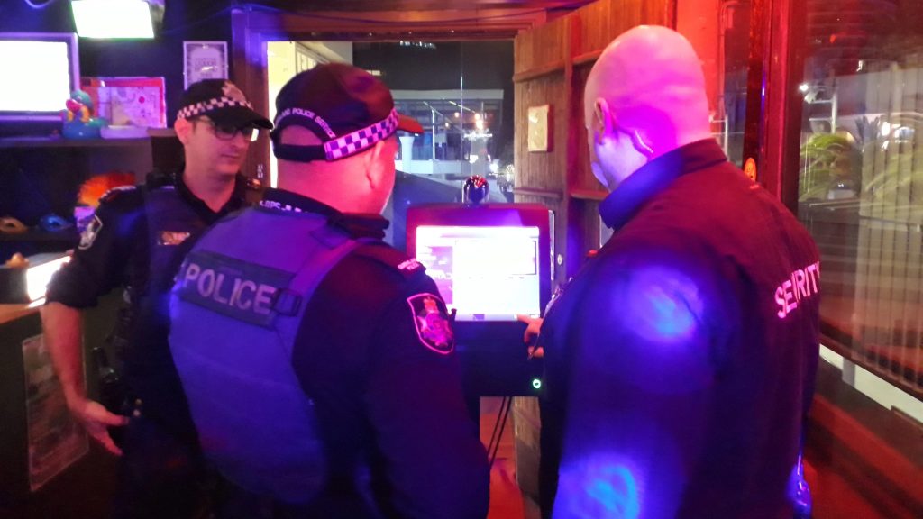 Officers on the Gold Coast had previously used the wanding powers to undertake random searches under a trial in the Gold Coast's safe night precincts, in which 266 weapons were seized (Image: QPS)