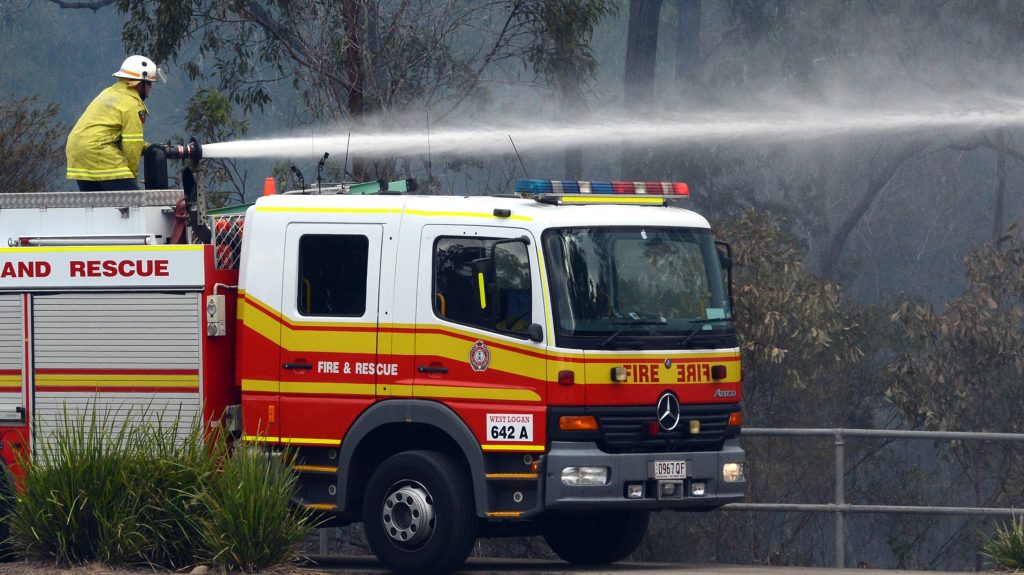 Thumbnail for Queensland remains on high alert as exhausted firies look to the skies for relief